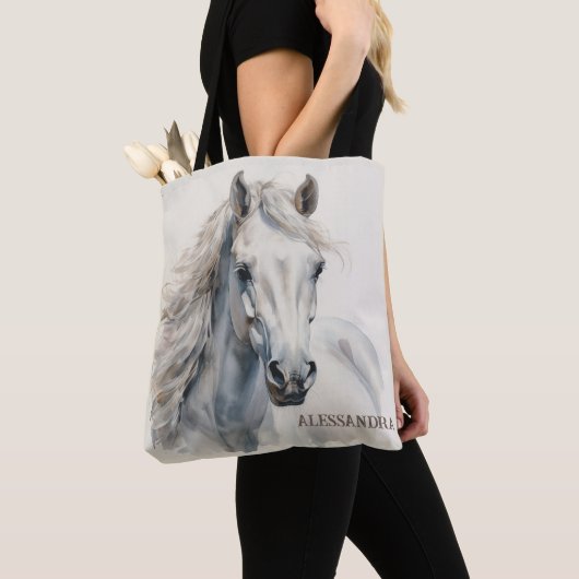 Personalisierter Reitpferd Individuelle Name Reitt Tasche (Von Nahem)