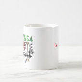 Personalisierter Rekrutierer des Weihnachtsmanns Kaffeetasse (Mittel)
