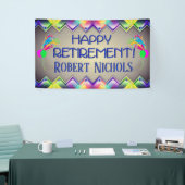 Personalisierter Rentenbanner Banner (Messeveranstaltung)