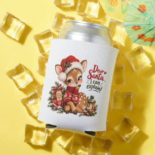 Personalisierter Rentier-Weihnachts-Dosenkühler Dosenkühler
