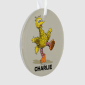 Personalisierter Retro Art Big Bird Ornament (Vorderseite)