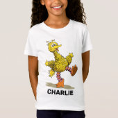 Personalisierter Retro Art Big Bird T-Shirt (Vorderseite)