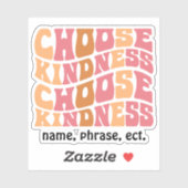 Personalisierter Retro-Aufkleber Aufkleber (Blatt)