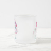 Personalisierter Retro Caravan Kaffeemübel Mattglastasse (Mittel)