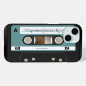 Personalisierter Retro Cassette Mixtape 80er iPod  Case-Mate iPhone Hülle (Rückseite (Horizontal))