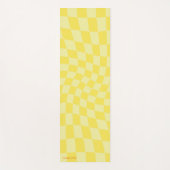 Personalisierter Retro-Gelber Halbschwanz Yogamatte (Vorderseite)