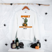 Personalisierter Retro-Gitarrist Halloween Sweatshirt
