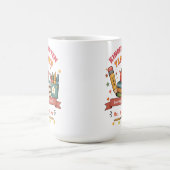 Personalisierter Retro-Kindergarten-Lehrer-Mug-Ges Kaffeetasse (Mittel)