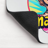 Personalisierter Retro Mama Pop Art. 3 Mousepad (Ecke)