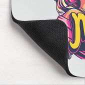 Personalisierter Retro-Mama-Pop Art. 6 Mousepad (Ecke)