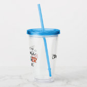 Personalisierter Retro-Phantastischer Manager Funn Acryltrinkbecher (Links)