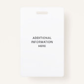 Personalisierter Retro-Phantastischer Manager Funn Ausweis (Rückseite)