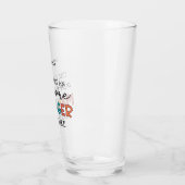 Personalisierter Retro-Phantastischer Manager Funn Glas (Links)