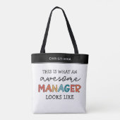 Personalisierter Retro-Phantastischer Manager Funn Tasche (Rückseite)