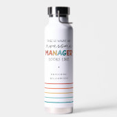 Personalisierter Retro-Phantastischer Manager Funn Trinkflasche (Links)