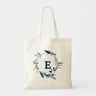 Personalisierter Retro-rustikaler Vintager Blumenk Tragetasche