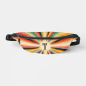Personalisierter Retro-Sternenmonogramm Bauchtasche (Vorderseite)