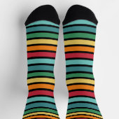 Personalisierter Retro Stripey Socken (Oben)