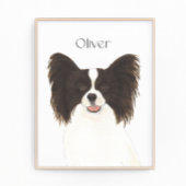 Personalisierter, reversibler Schwarz-Weiß-Papille Fotodruck