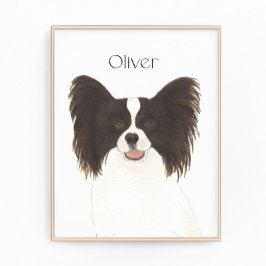 Personalisierter, reversibler Schwarz-Weiß-Papille Fotodruck