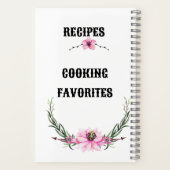 Personalisierter Rezeptorist, modernes Rezept Buch (Rückseite)