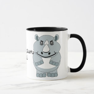 Personalisierter Rhino-Entwurf Tasse