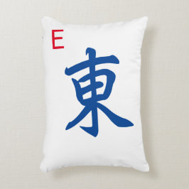 Personalisierter Riant Mahjong Tile | East Wind |  Dekokissen