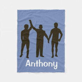 Personalisierter Ringkämpfer-gewinnende Fleecedecke