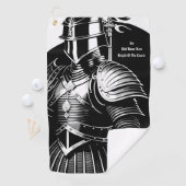 Personalisierter Ritter des Golfspielzeugs Golfhandtuch (Insitu)