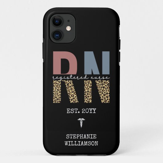 Personalisierter RN-Abschluss Case-Mate iPhone Hülle (Rückseite)