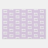 Personalisierter RN-Abschluss Chic Geschenkpapier Set (Vorderseite 3)