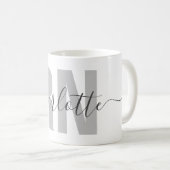 Personalisierter RN-Abschluss Kaffeetasse (VorderseiteRechts)