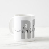 Personalisierter RN-Abschluss Kaffeetasse (Vorderseite Links)