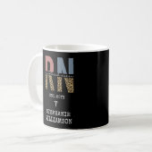 Personalisierter RN-Abschluss Kaffeetasse (Vorderseite Links)