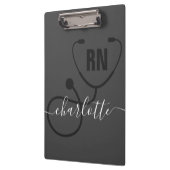 Personalisierter RN-Abschluss  Klemmbrett (Links)