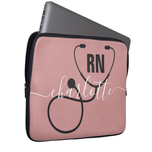 Personalisierter RN-Abschluss Laptopschutzhülle (Vorne Rechts)