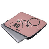 Personalisierter RN-Abschluss Laptopschutzhülle (Vorne Knopf)