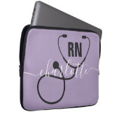 Personalisierter RN-Abschluss Laptopschutzhülle (Vorne Rechts)