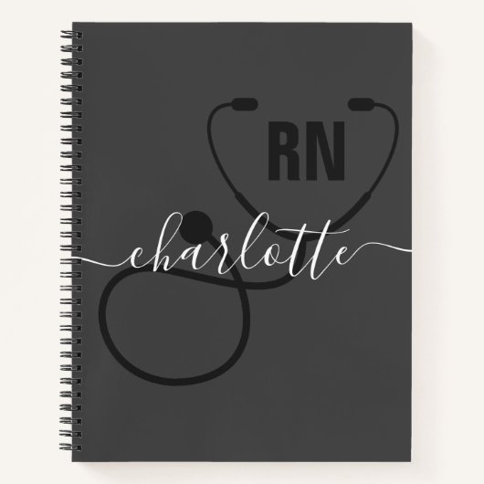 Personalisierter RN-Abschluss  Notizblock (Vorderseite)