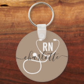 Personalisierter RN-Abschluss Schlüsselanhänger (Vorderseite)