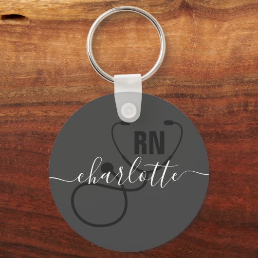 Personalisierter RN-Abschluss Schlüsselanhänger (Vorderseite)