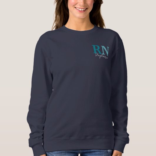 Personalisierter RN-Abschluss Sweatshirt (Vorderseite)
