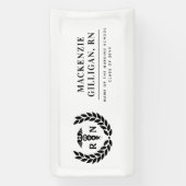 Personalisierter RN Nursing School Abschluss Elega Banner (Vertikal)