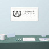 Personalisierter RN Nursing School Abschluss Elega Banner (Messe)