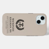 Personalisierter RN Nursing School Abschluss Elega Case-Mate iPhone Hülle (Rückseite (Horizontal))