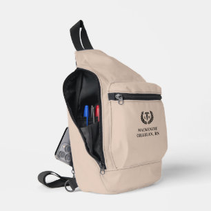 Personalisierter RN Nursing School Abschluss Elega Crossbody Bag