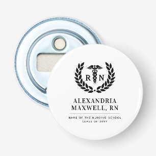 Personalisierter RN Nursing School Abschluss Elega Flaschenöffner