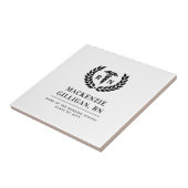 Personalisierter RN Nursing School Abschluss Elega Fliese (Seite)