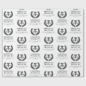 Personalisierter RN Nursing School Abschluss Elega Geschenkpapier (Flach)