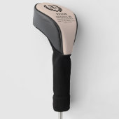 Personalisierter RN Nursing School Abschluss Elega Golf Headcover (angewinkelt)